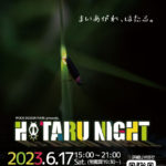 愛知県岡崎市の清流乙川で幻想的なホタルの舞を楽しむ「HOTARU NIGHT 2023」