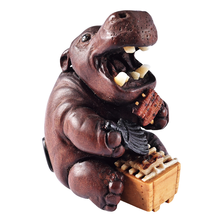 京都清宗根付館 笑いを誘う根付展