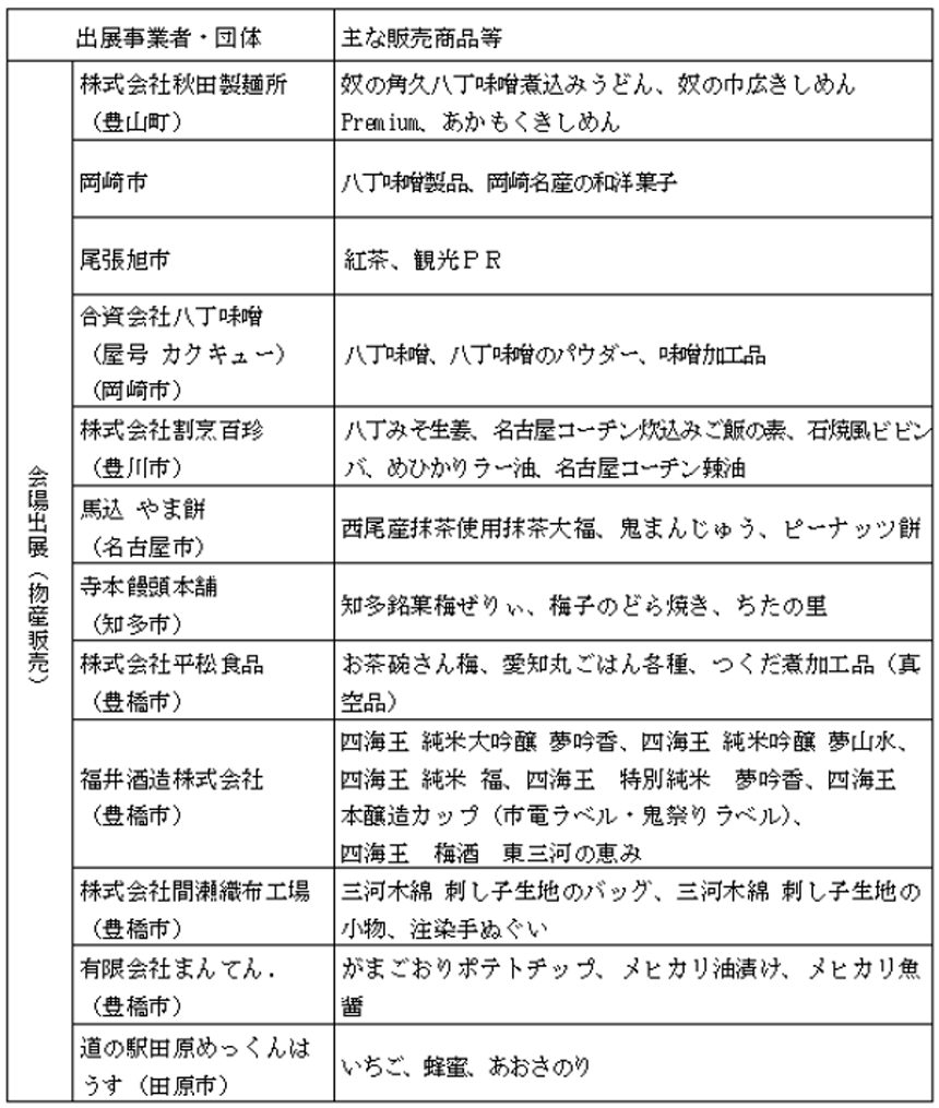 こってりだけじゃない。ディスカバー愛知フェア